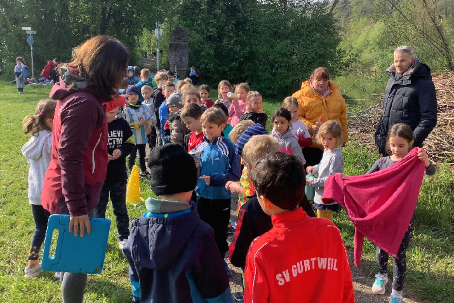 Qualifikationslauf für den Mini Marathon der Grundschule Unterlauchringen