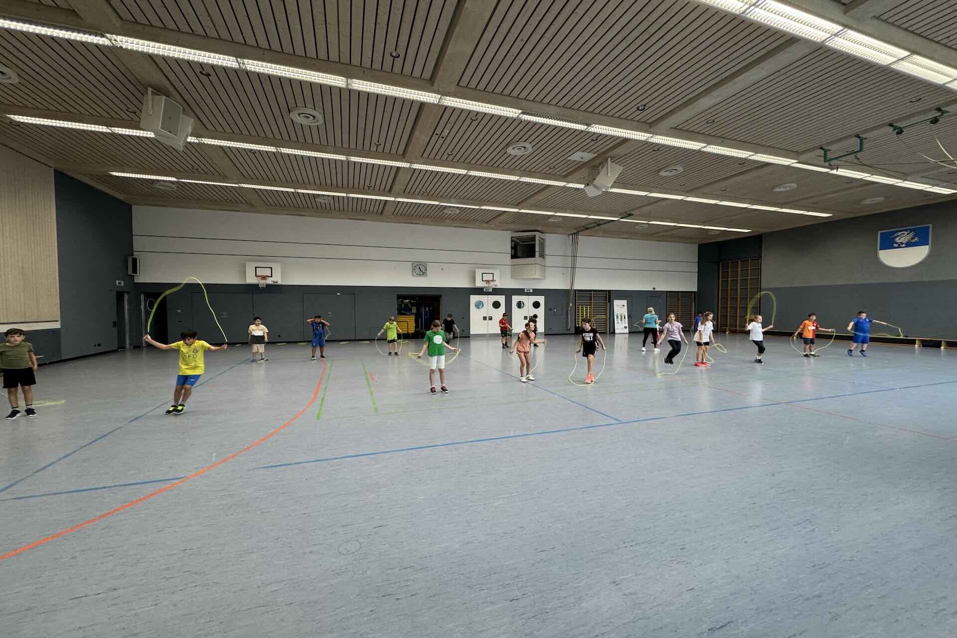 Skipping Hearts Workshop mit der Klasse 4c Grundschule Unterlauchringen