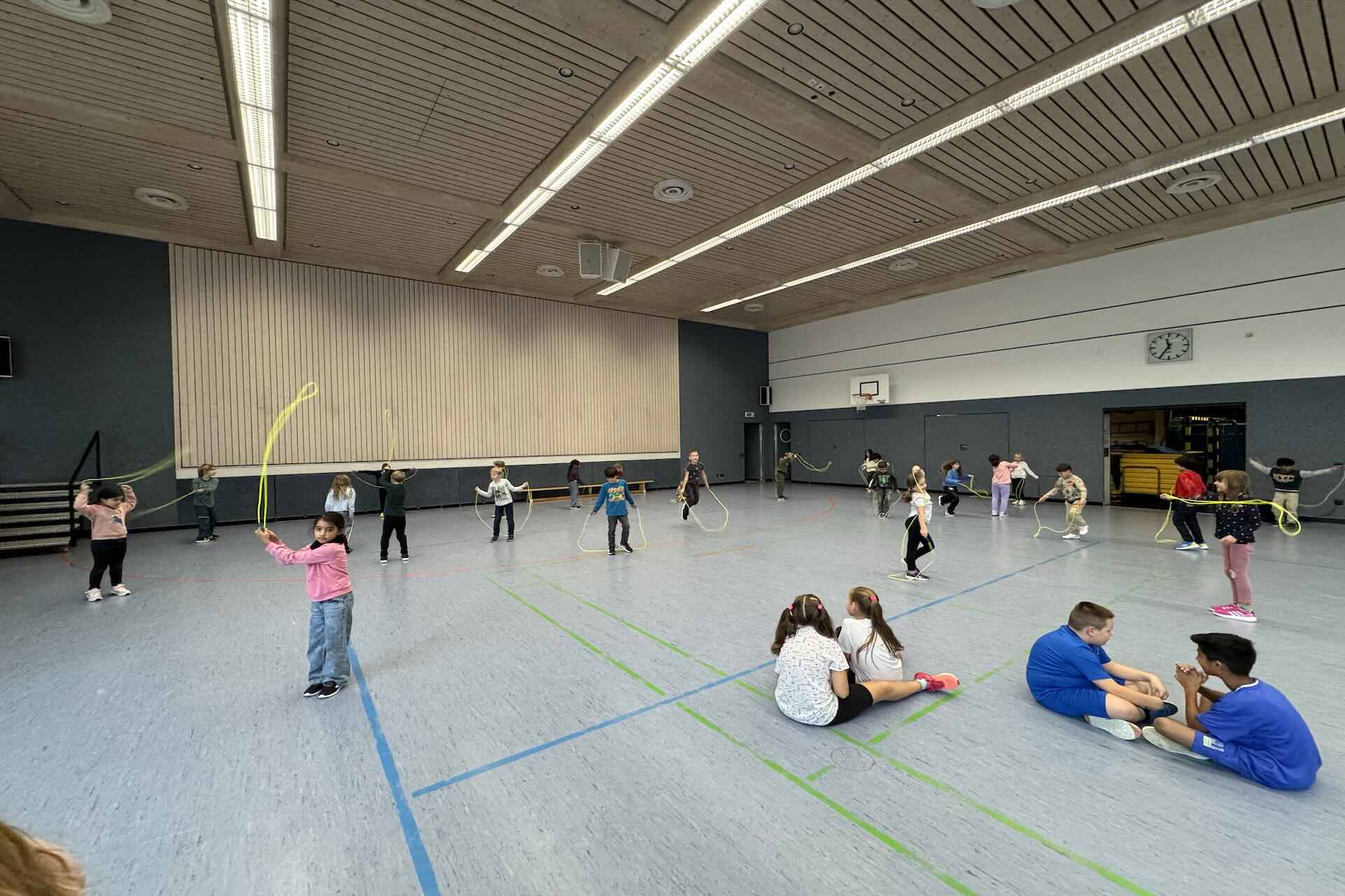 Skipping Hearts Workshop mit der Klasse 4c Grundschule Unterlauchringen