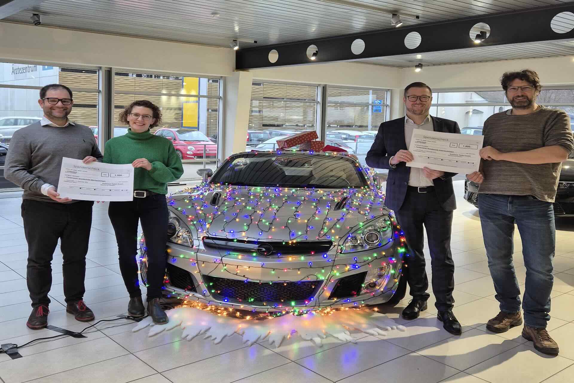 Weihnachtsspende Autohaus Siefert für Förderverein der GSUL